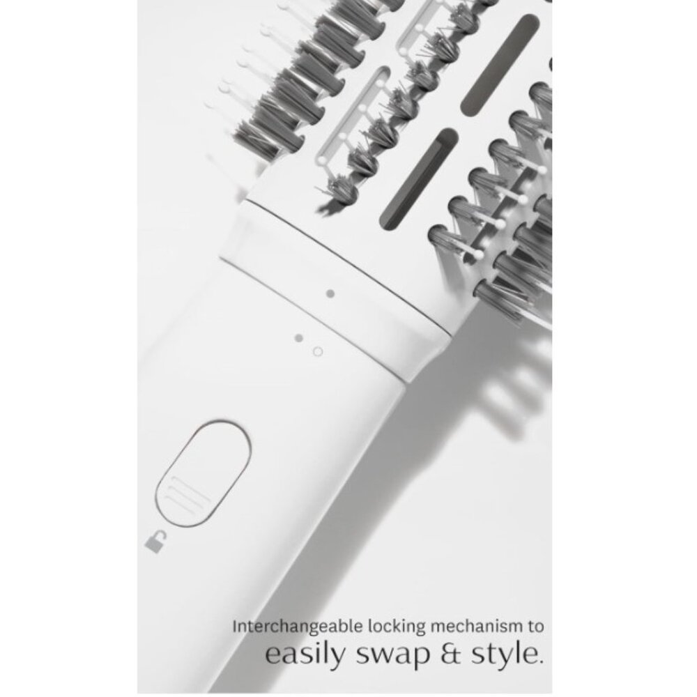 T3 AireBrush Duo Interchangeable Hot Air Blow Dry Brush with Two Attachments - Picture 4 of 12